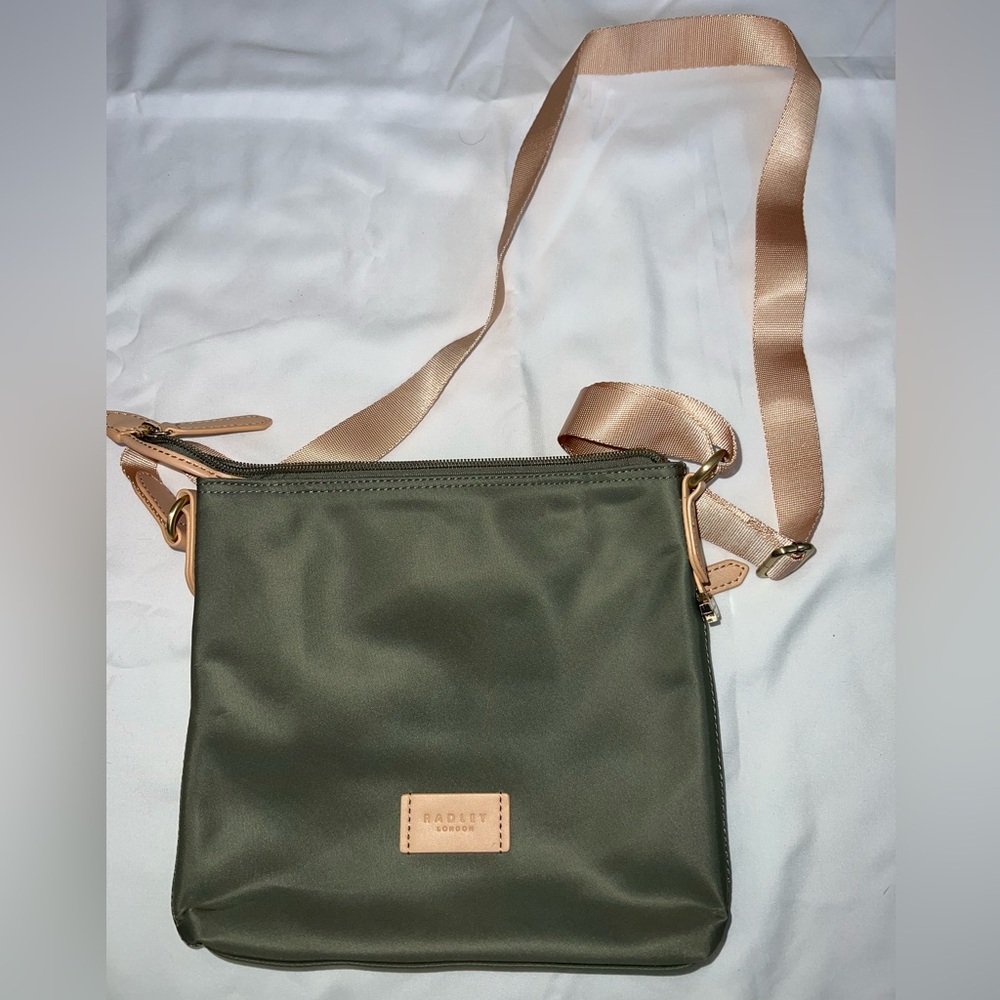 RADLEY LONDON Olive and Tan Crossbody Bag
